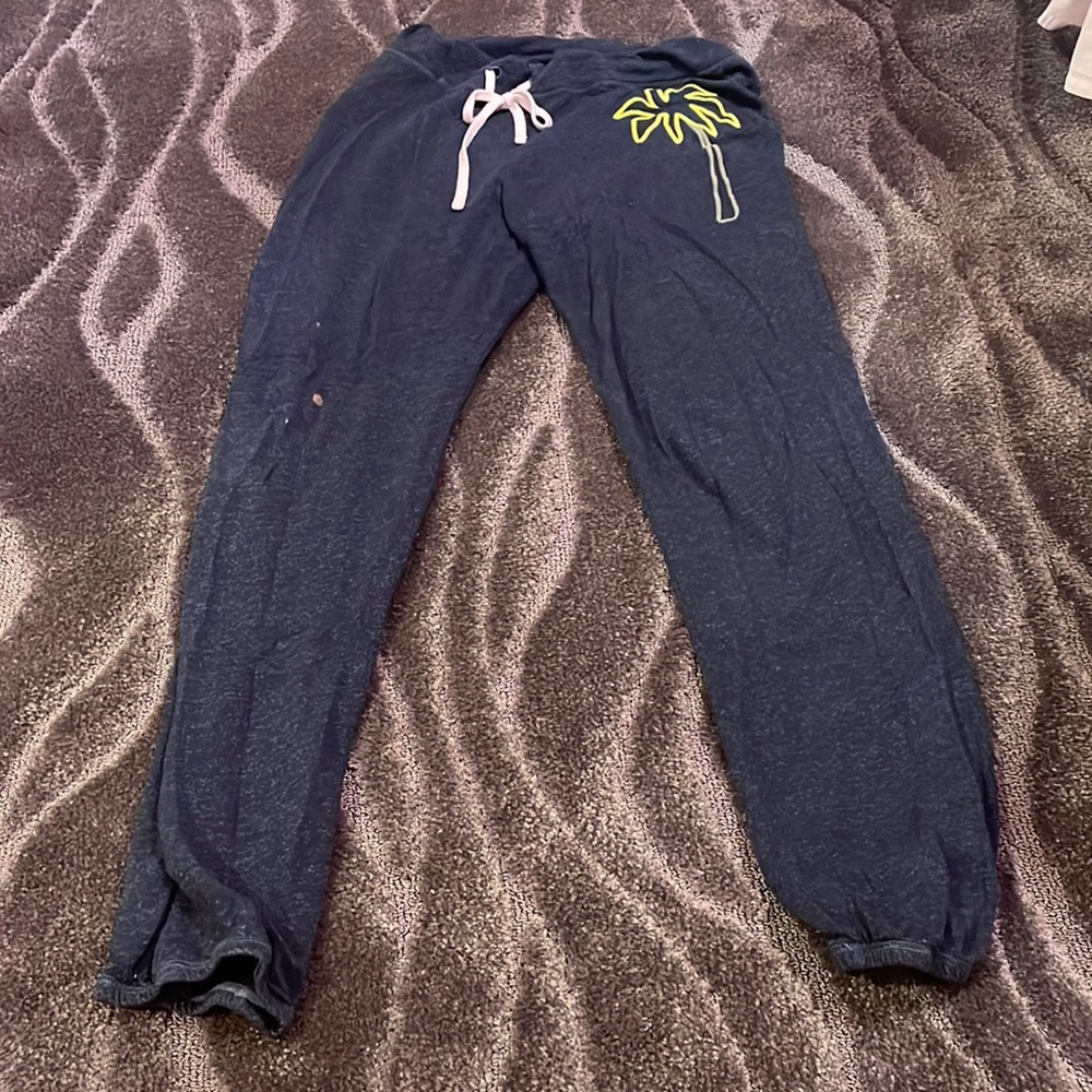 Women’s SUNDRY embroidered palm tree sweatpants. Size: USA 3 (probably a M)